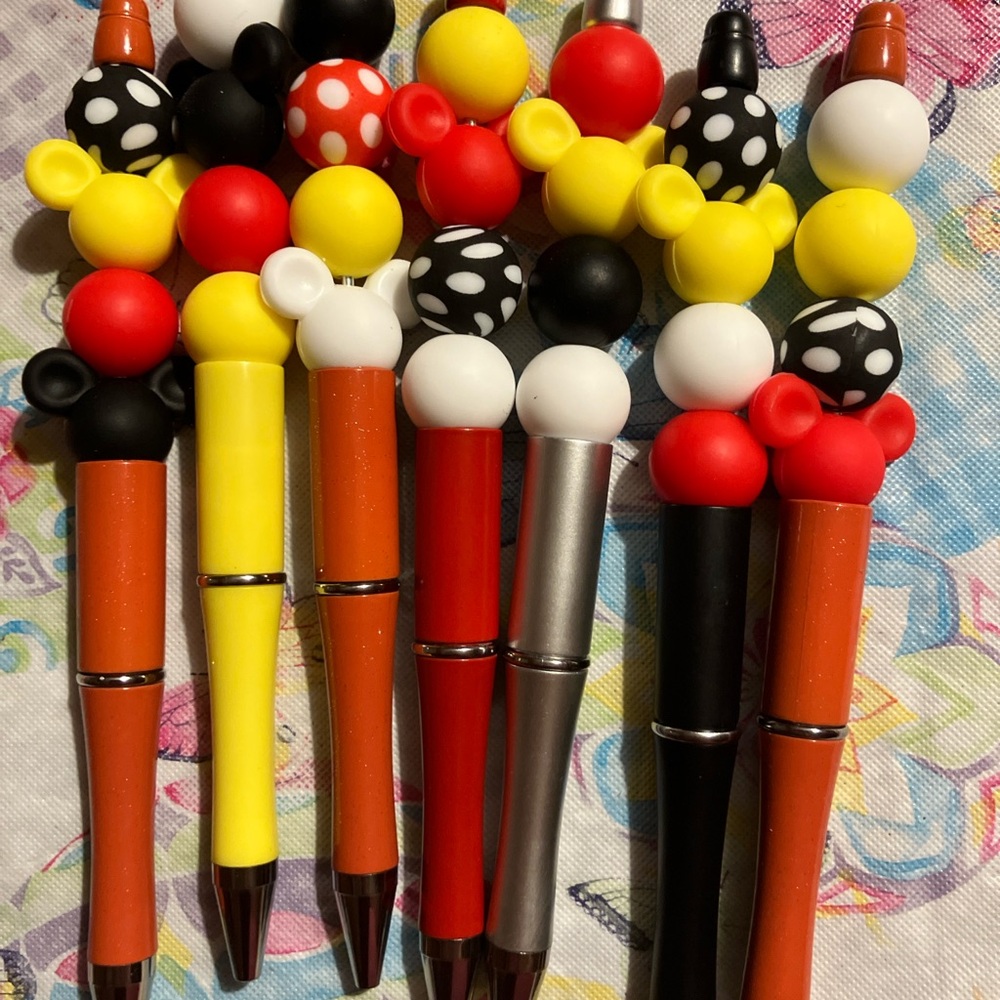 Colorful Mickey Mouse Ears Pens Set